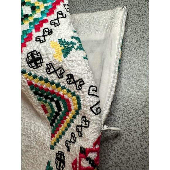 Desigual | NWT | Size: 10 | Embroidered‎ Mini Skirt Stretch Aztek boho festival - Picture 9 of 11